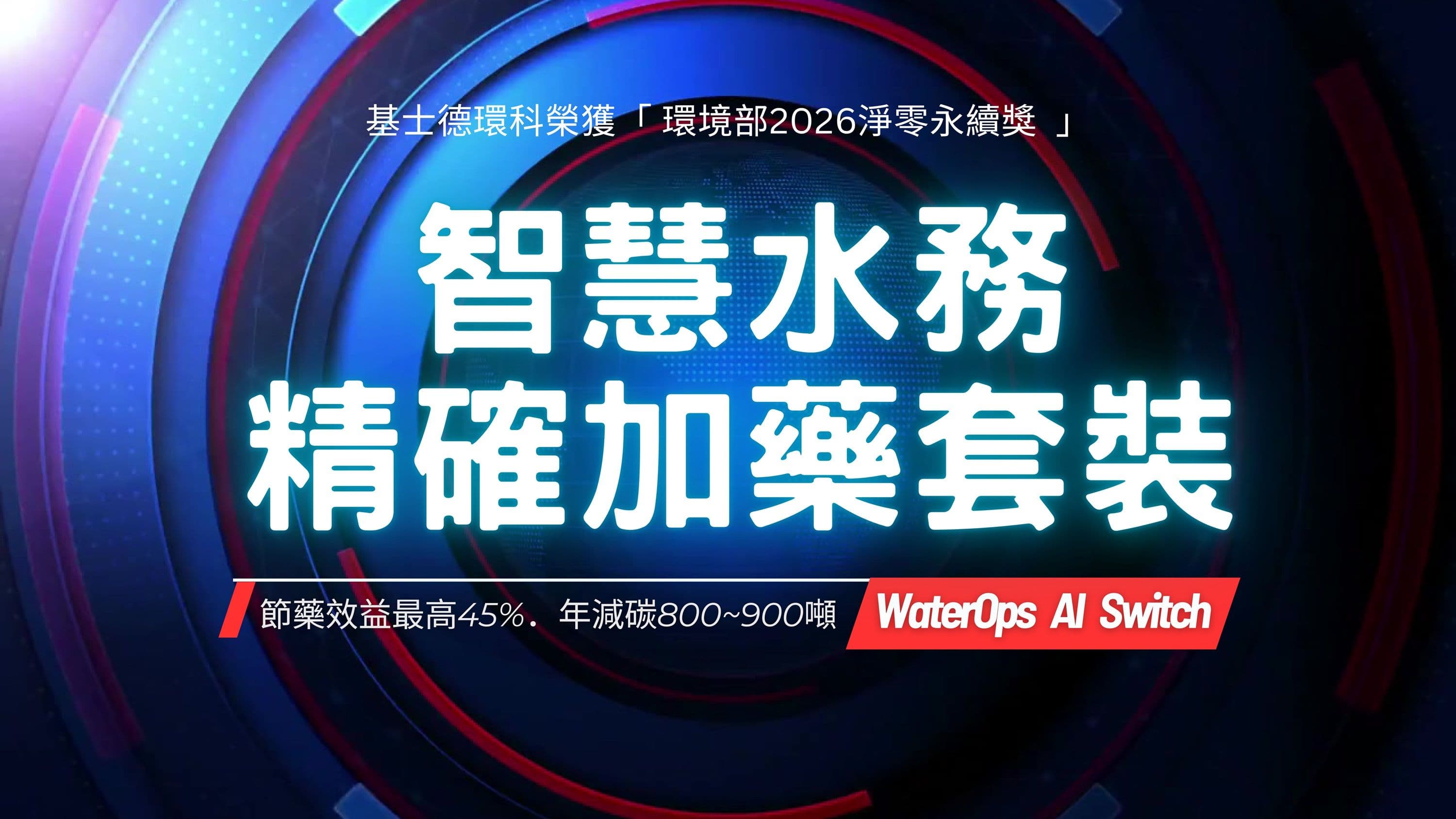 智慧水務精確加藥套裝 WaterOps AI Switch
